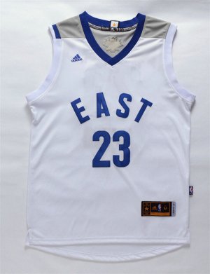 Maillot De Basket All Star 2016 NBA East LeBron James 23 Blanc